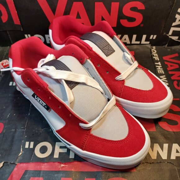 Vans Men's U.S. 13 Chukka Push LS Racing Red/White VN000CZW6RT - Picture 7 of 12